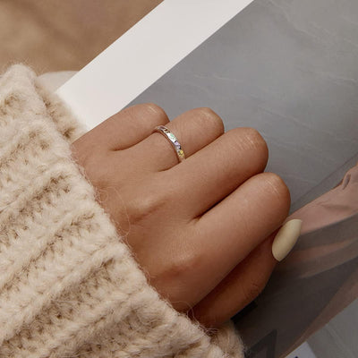 Сребрни прстен са дизајном шапе