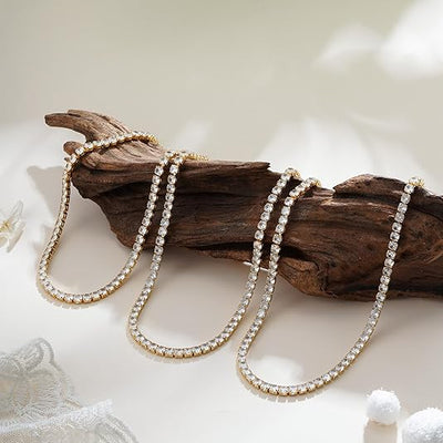 Огрлица за тенис | Злато