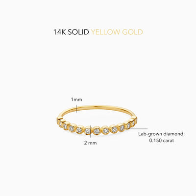 Прстен са мехурићима | Злато