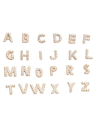 Минђуша са иницијалима, 1 ком | Златна