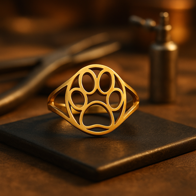 Отворени прстен за шапу од нерђајућег челика – лаган и стилски