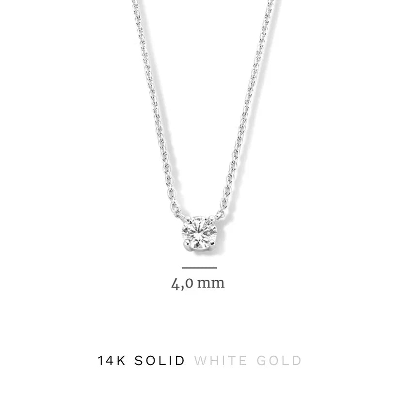 Комплет са камењем Клеа | Бело злато