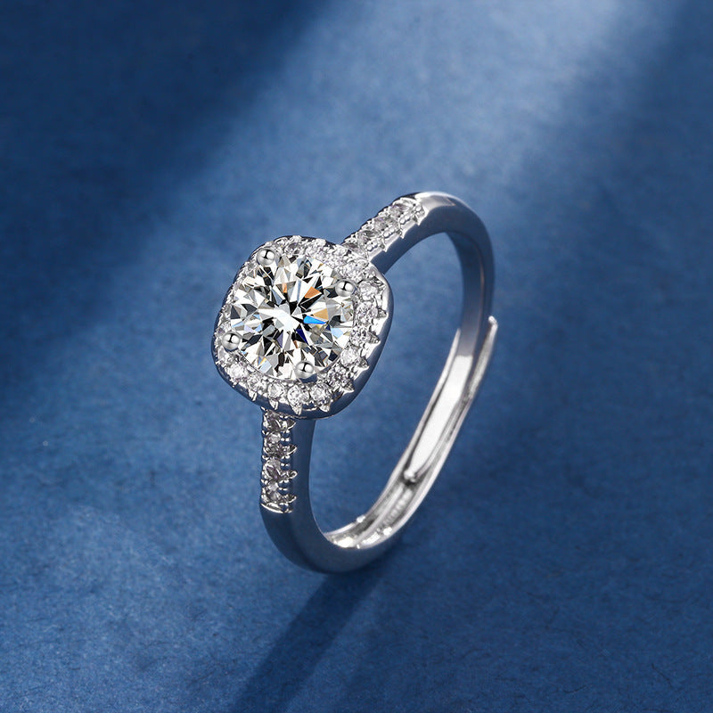 Aria Square Radiant Set | Belo zlato