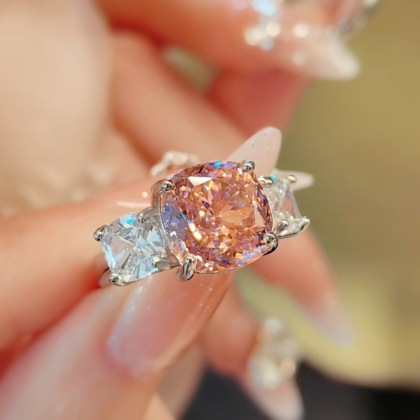 Комплет Аделине Розета | Бело злато