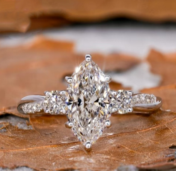 Максин прстен | Бело злато