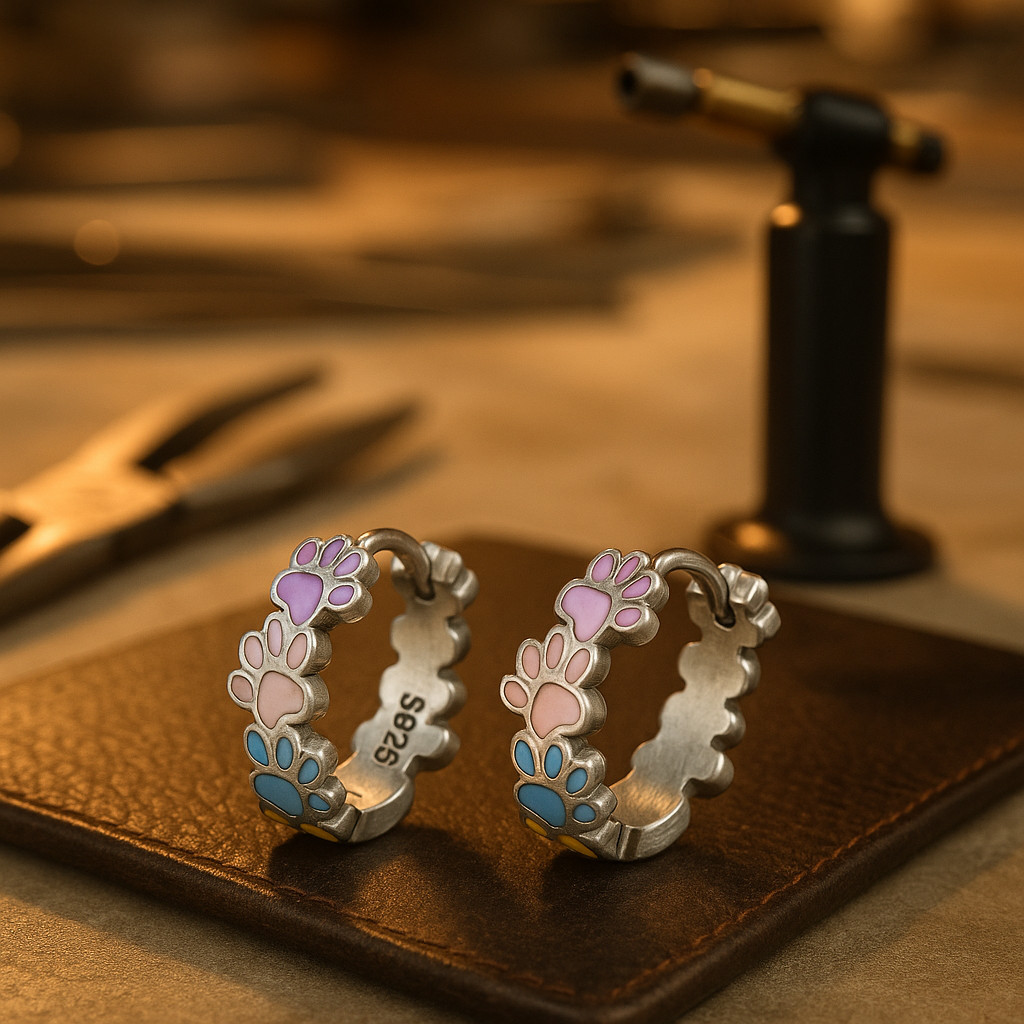 Шарене шапе, прстенови од стерлинг сребра