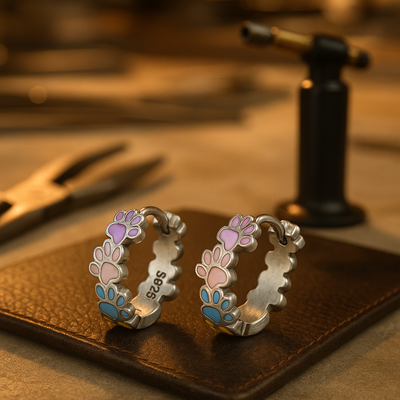 Шарене шапе, прстенови од стерлинг сребра