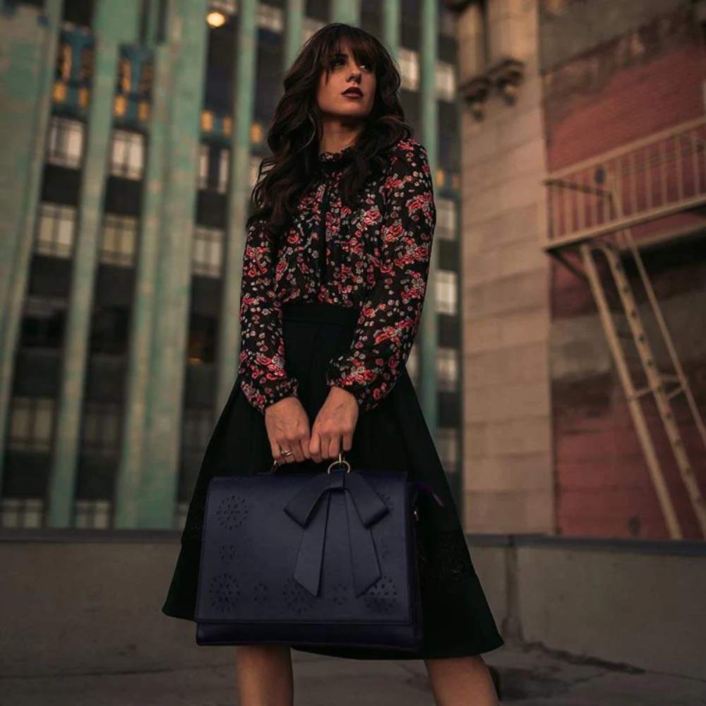 優雅的蝴蝶結挎包