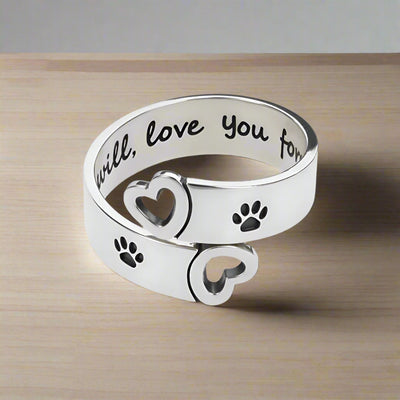 Подесиви прстен за окретање шапе и срца – нерђајући челик