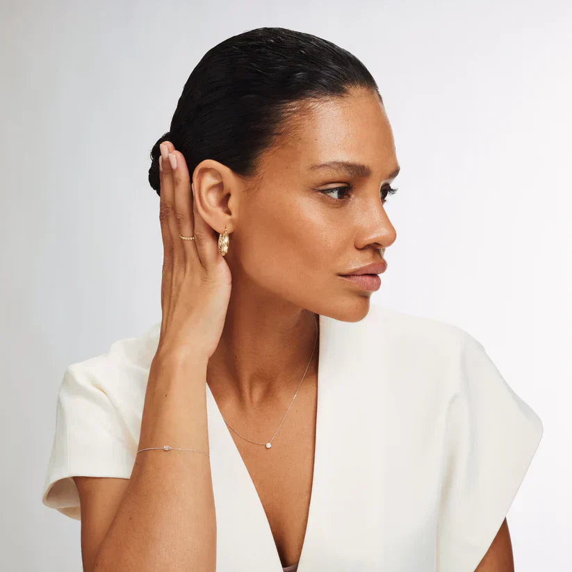 Комплет са камењем Клеа | Бело злато